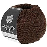 LANA GROSSA Cashmere 16 Fine | Aus Kaschmir- und Merinowolle | Handstrickgarn aus 80% Schurwolle (Merino extrafine), 10% Kaschmir & Polyamid | 50g Wolle zum Stricken & Häkeln | 320m Garn FB 49