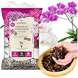 Orchideenerde 5L – Premium Substrat mit Pinienrinde, Kokos & Keramzyt – Optimale Erde für Orchideen & Zimmerpflanzen – Drainagefähig & torffrei
