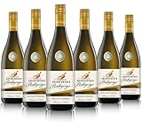 Oberbergener Baßgeige Müller-Thurgau Kabinett trocken 2024 – 6 x 0,75 l aus Baden – 11,5% vol. – strohgelber Weißwein mit Frühlingsblüten-Aromen & frischer Muskatnote