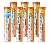 German Multivitamin Brausetabletten 140 Stk. Orangengeschmack - Vitamin C, E, B1, B2, B6, B12, Biotin, Folsäure, Niacin, Pantothensäure – T&D Pharma German Multivitamin – Made in Germany