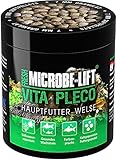 MICROBE-LIFT Vita Pleco - 250 ml - Premium Soft Granulatfutter für Welse. Unterstützt Farbenvielfalt und Wachstum in Süßwasseraquarien, kaltgepresst.