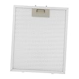 SEWACC Aluminium Fettfilter für Dunstabzugshaube Rechteckiger Austauschfilter Installieren Langlebiges Metallgitter Kompatibel mit Vielen Dunstabzugshaubenmodellen