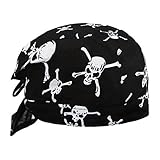 AfinderDE Unisex Modische Skelette Bandana Kopftücher Halstuch Schlauchtuch Biketuch UV Schutz Kopfband für Biking Fahrrad Motorrad Radsport