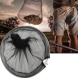 Klappbare Angelnetze Angeln Brail Kescher Angeln Dredge Net Leichte Angeln Kescher Kopf für Outdoor Angeln Zubehör (50CM)