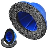 Radnabenschleifer, 1/2' Kugelkopfschleifer, Radnabenschleifer Auto mit 150mm Schleifrad, Wheel Hub Grinder Topfschleifer, Radnabe Bürste Reinigen Set zur Rostentfernung von Radnaben