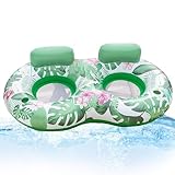 Ahuuen Aufblasbarer Pool-Schwimmer, PVC, aufblasbare Pool-Liege, Schwimmer | Mehrzweck-Luftmatratze für Hinterhof, Party, Schwimmen, Vergnügungspark,