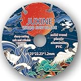 Sägeblatt für Winkelschleifer, JUXINE Ø125 mm Carbide Multi Wheel Trennscheiben mit 22,23 mm Bohrung für kleine Winkelschleifer für Hartholz, Holz mit Nägeln,Gummi,Kunststoff. (1)