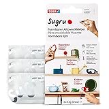 Sugru by tesa - Formbarer Allzweckkleber, 3er-Pack, 3 x 3,5 g, Weiß - vielseitige Klebeknete - zum Dekorieren, Kleben, Reparieren und für kreative DIY-Anwendungen