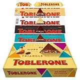Toblerone Lovers Schokoladen-Geschenkkorb - Geschenkbox Auswahl - Schweizer Milchschokolade mit Honig und Mandelnougat Schokolade