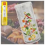 huanzhi Grill Rack FüR AußEngrill, GrillzubehöR Edelstahl Griller, FüR AußEngrill GemüSe,Fleisch, Camping-Essentials (Wird Mit Einem 300ml Ölsprüher),1pcs