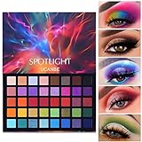 UCANBE Spotlight Lidschatten Palette mit 40 Farben - Eyeshadow Palette Matt und Schimmernde - Make Up Palette Hohe Farbwiedergabe Für Urlaubs und Alltags Make Up