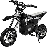 Actionbikes Motors Elektro Motorrad Kinder | 𝟐𝟒 Volt 𝟐𝟓𝟎 Watt Motor bis 𝟐𝟐 km/h | E Bike | Dirt Bike | Electric Bike | Motocross | Pocketbikes | Pocketbike | Dirtbike ab 8 Jahren (Schwarz)