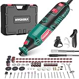 HYCHIKA 170W Rotationswerkzeug, Rotationswerkzeugsatz mit variabler Drehzahl und Flexwelle, 173-teiliges Zubehörset und Multiwerkzeug mit 8000-35000 U/min, perfekt zum Schneiden, Detailschleifen