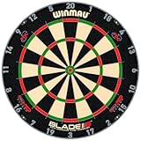 WINMAU Blade 6 Triple Core Carbon Dartscheibe Steeldart Profi Dartboard – Offizielle Turnierspezifikationen, von der PDC empfohlen