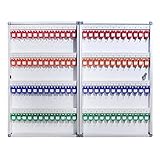 Schlüsselschrank-Schloss, 150 Kapazität, farbige Schlüsselanhänger, Haken, Wandmontage, sicherer Organizer, Sicherheitsschloss, Box-System für Zuhause, Hotels, Schulen oder Geschäft, für Gewerbe oder