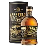 Aberfeldy 12 Jahre alter Highland Scotch Single Malt Whisky in edler Geschenkbox, im Eichenfass gereift, Noten von Honig, Früchten, Gewürzen, Vanille & ein Hauch Rauch, 40% Vol., 70 cl/700 ml