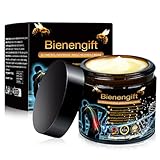 Bienengiftsalbe (HOT) - Bienengiftcreme hochdosiert, Bienengift Schmerzlindernde Knochenheilungscreme, mit mellifera-Gift, Arnica Montana-Blüte Kräuterextrakten, für Rücken,Nacken,Hände,Knie(100G)