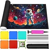 POWLYB Puzzle Roll Storage Mat, Puzzle-Rollenmatte für 1000 1500 2000 3000 Puzzle Teile Puzzle Pad, Tragbare Puzzles Mat,Puzzleunterlage Puzzlematte für Puzzles auf