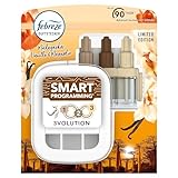 Febreze 3Volution Duftstecker (20 ml) Madagaskar Vanille & Magnolie, Starterset mit automatischem Frischeduft-System, 3 abwechselnde Düfte entfernen Gerüche weiß