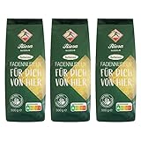 3er Pack Riesa Nudel Hartweizen Fadennudeln (3 x 500 g)