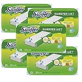 Swiffer Wischmopp-Pad, Nachfüllpackung für Bodenwischer, offenes Fenster, frischer Duft, 12 Stück – 5 Stück