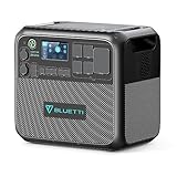 BLUETTI Solar Generator AC200MAX 2048Wh, LiFePO4 Batterie Powerstation mit 4 2200W AC Steckdose, Erweiterbare Kapazität bis zu 8192Wh, Stromspeicher Notstromaggregat für Stromausfall, Reise