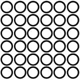 YARNOW 100 Stück Skateboard Abstandshalter aus Aluminiumlegierung Flache Achsunterlegscheiben für Longboards und Surfbretter Langlebige Skateboard Achsen Hardware Schnelle Montage