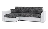 Ecksofa Paul mit Schlaffunktion! Best ECKSOFA! Eckcouch mit Bettkasten! Best! (Lawa 17 + Soft 17), Länge: 240 cm, Breite: 140 cm, Höhe: 85 cm