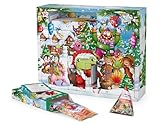 tetesept Kids Adventskalender 2023 mit lustigen Badezusätzen & tollen Überraschungen, z.B. Zauberblock, Tattoos u.a. – Kinder Adventskalender zum Baden, Basteln, Puzzeln, Rätseln und Malen