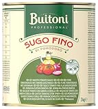 BUITONI Sugo di Pomodoro Fino, Fertige Tomatensauce, intensiver Tomaten Geschmack, 1er Pack (3 kg Dose)