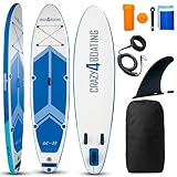 Crazy4Boating SUP Board K11 – Aufblasbares Stand Up Paddle Board ohne Zubehör – Cruising Board 320 cm für Fitness & Touring