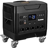 Craftfull Powerstation Fast Charge PS3600 | 3 Jahre Garantie - 3000 Watt - Lithium LiFePO4 Akku - 80% nach  2000 Ladezyklen - Trolley Räder - USB-C/USB-A/KFZ/Schuko-Stecker (0% MwSt. 3600 Watt)