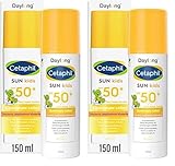Cetaphil SUN Kids Liposomale Sonnenlotion SPF 50+, 150ml, Feuchtigkeitsspendender Sonnenschutz im Pumpspender für empfindliche Baby- & Kinderhaut, Leicht verteilbare Sonnencreme, Extra wasserresistent