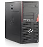 Fujitsu Esprimo P920 Intel Quad Core i5 256GB SSD Festplatte 8GB Speicher Windows 10 Pro DVD Brenner Tower Computer PC (Generalüberholt)