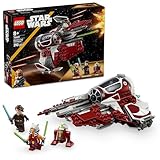 LEGO Star Wars 75401 Ahsokas Jedi Interceptor, Sternenjäger für Fans von The Clone Wars, Ahsoka Tano & Anakin Skywalker Minifiguren, mit Lichtschwertern und R7-A7, für Jungen und Mädchen ab 8 Jahren
