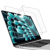 JETech Schutzfolie für MacBook Air 13,6 Zoll (Modell 2025/2024/2022, M4/M3/M2), Blendfreiem Matt PET Displayschutz, Anti Fingerabdruck, 2 Stück