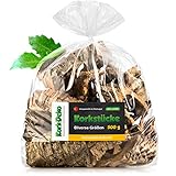 Korkstücke | Korkrinde | gereinigt & desinfiziert (Bruchstücke der Rinde der Korkeiche) 500g-Beutel. Für Nager, Vögel, Terrarium, Hobby und Basteln (Modellbau, Deko, Blumen, Gestecken)