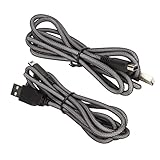 3DS USB Ladekabel, Ersatz Ladekabel für 2DS 3DS 3DS XL New 3DS New 3DS XL New 2DSXL NDSI NDSI LL, Stromladekabel 1,5 M 4,9 Fuß, 2 Stück