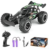 Yabtf Ferngesteuertes Auto, 2.4Ghz RC Auto, 1:18 20 km/h RC Buggy, 40m Fernbedienung Offroad Spielzeugauto, Wiederaufladbares 2WD RC Car für Kinder ab 6 Jahren, G03063R