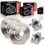 Frankberg 2x Bremssattel + 2x Bremsscheiben Hinten Ø282mm Kompatibel mit FR-V BE Replace# 721091,343250