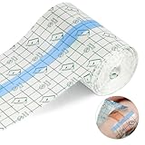 Wasserdichte Klebebandage, Tattoo Folie Verband, Fixierpflaster Wasserdicht Transparent Bandage, Medizinisch Pflaster Stretch, Tattoo Pflaster, für Dusche und Bewegung (10cm*10m)