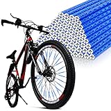 flintronic 96 Stück Speichenreflektoren Fahrrad, wasserdichter Speichenreflektor Einfach zu montierende Speichenräder, mit 360° Warn-Reflexionsmaterial für alle gängigen Speichenräder