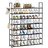 OYREL Schuhregal 8 Etagen Schuh-Organizer Schuhaufbewahrung 32–40 Paar Schuhregal für Schrank Schuhregal Organizer Eingangsbereich Schuhhalter Platzsparend Schuhregal Schuhständer Groß Hoch Schuhturm