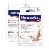 Hansaplast Hühneraugen Pflaster 2er Pack (2 x 8 Stück), Heftpflaster zur Entfernung von Hühneraugen, schmerzlindernde Fußpflaster mit sicherem Halt