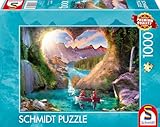 Schmidt Spiele 59777 Ausblick mit Herz, 1000 Teile Puzzle, Mehrfarbig