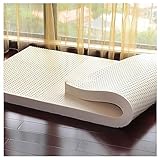 Natural OrgaLatex Matratzenauflage, 7-Zonen-Komfortschaum-Matratzenauflage, 100 % umweltfreundlich, für Einzelbetten, 99 x 190 x 20 cm, langlebige Schlaf-Lösung