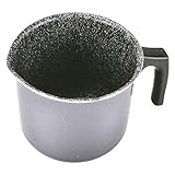 Alluflon Tradition Italien Milchtopf, Aluminium, schwarz, 10 cm