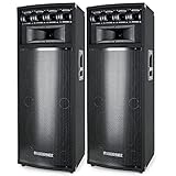 McGrey PowerDJ-212 Passiv-Box, Paar 2 x 800W