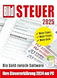 BILD Steuer 2025, Geld-zurück-Steuersoftware für die Steuererklärung 2024 | Windows-Version | Aktivierungscode per Email