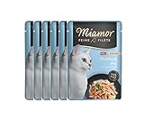 Miamor Feine Filets in Sauce | Thunfisch pur | Getreide- und zuckerfrei | im Frischebeutel | 6 x 100g